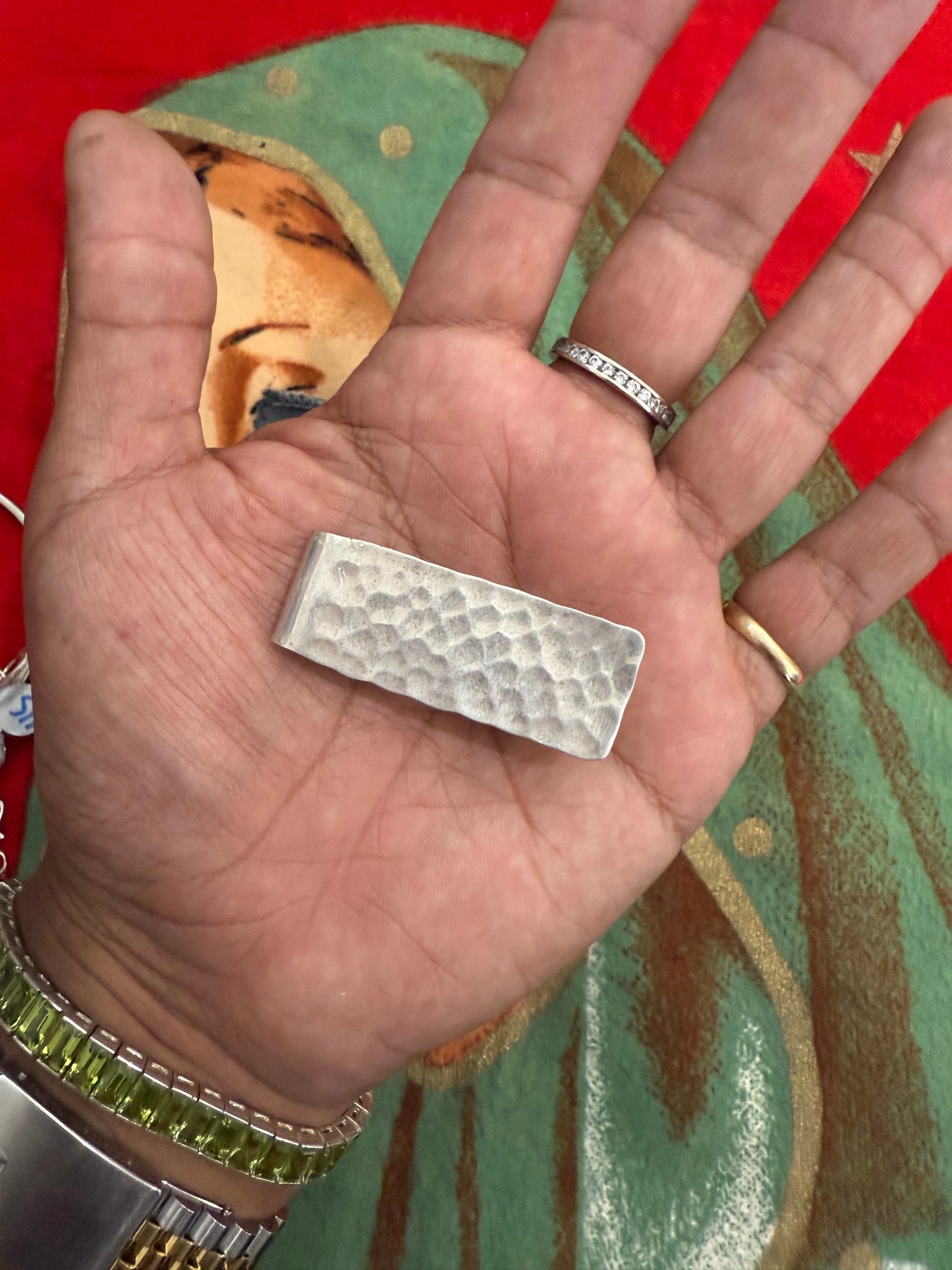 .925 Sterling silver money clip