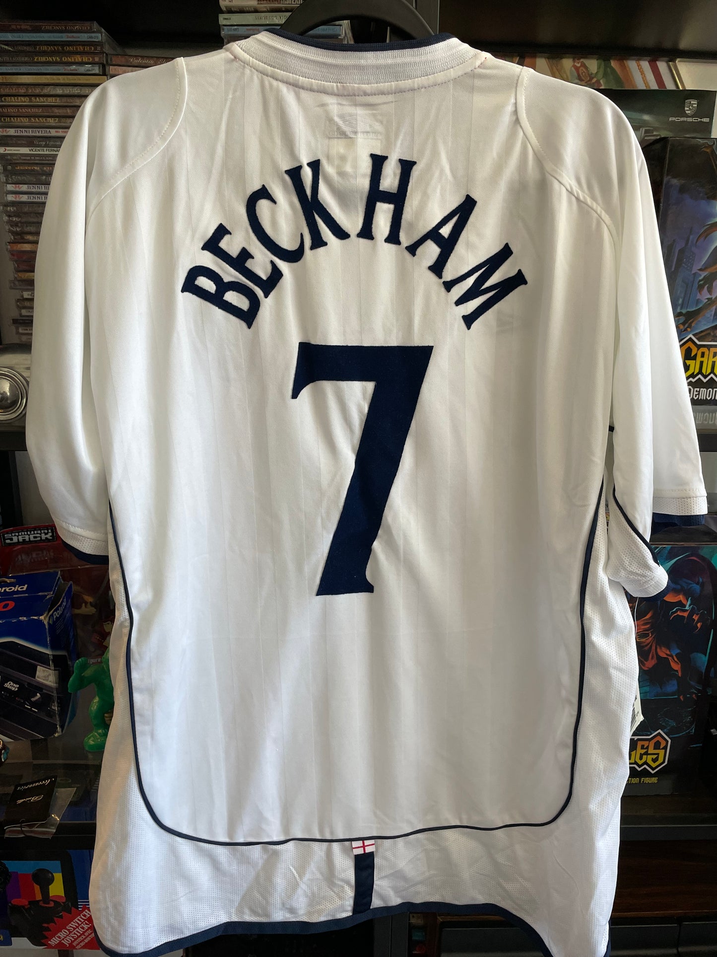 England David Beckham 7 umbro Soccer jersey xl