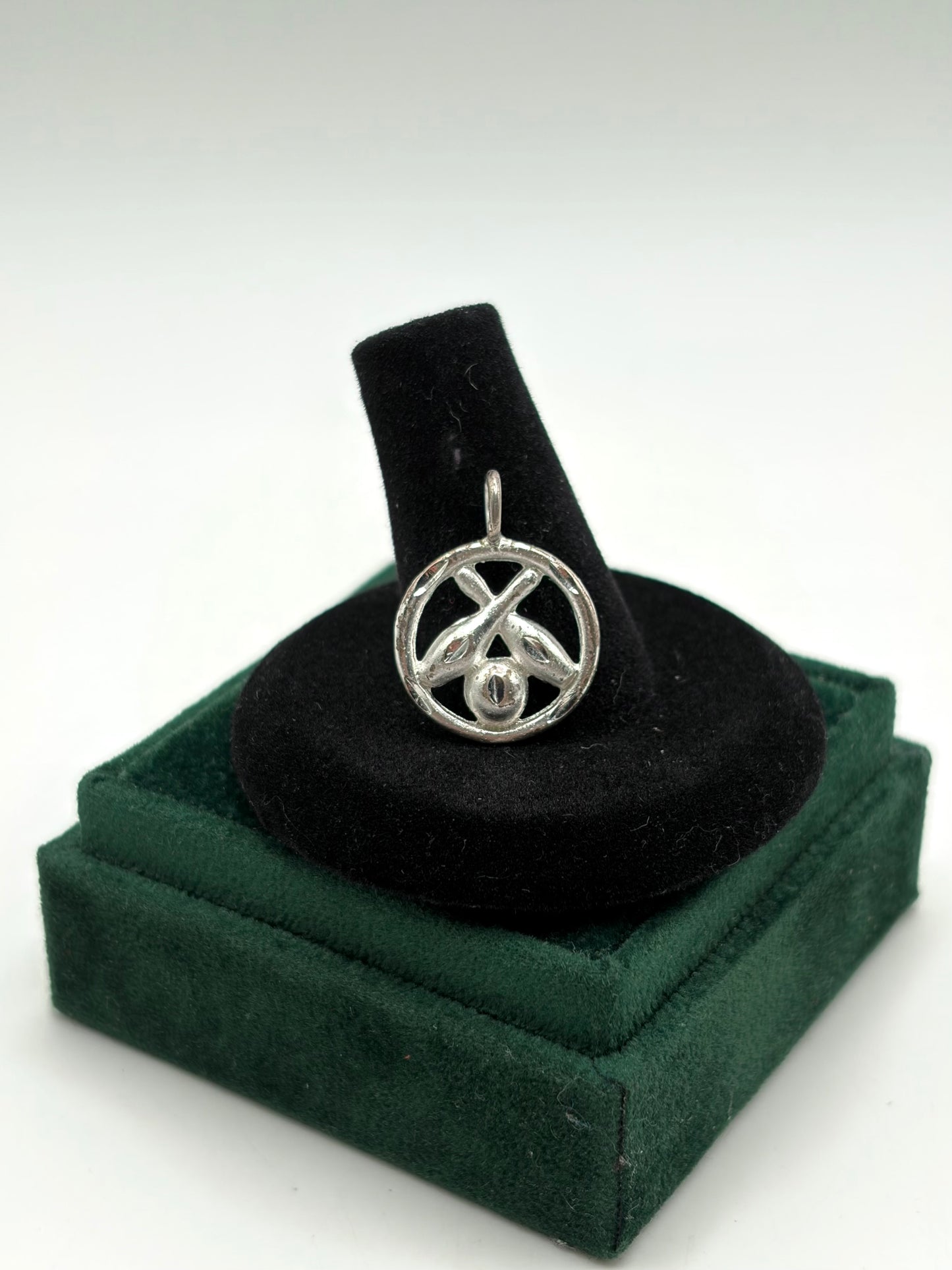 .925 Sterling Silver Bowling Pendent