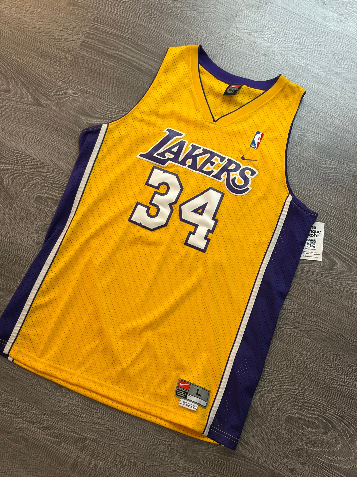 Lakers Shaquille O’Neal Jersey Sz. L
