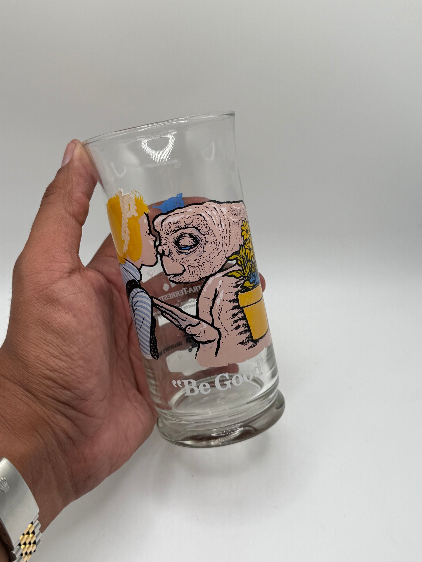 Vintage E.T 1982 Glass Cup Pizza Hut Collectors Edition