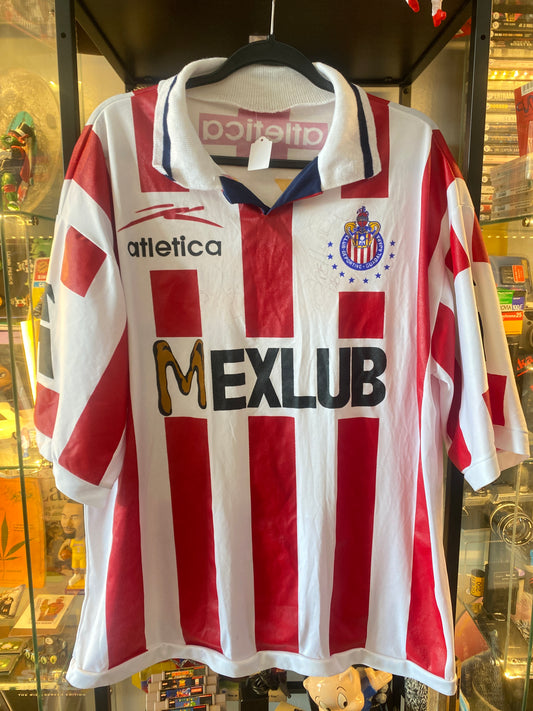 Vintage Y2K Atletica Chivas Bootleg Jersey Sz XL