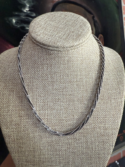 .925 Sterling silver rope chain 18”