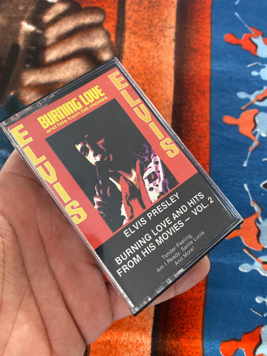 Elvis Burning Love And Hits From His Movies Vol 2 Cassette Tape