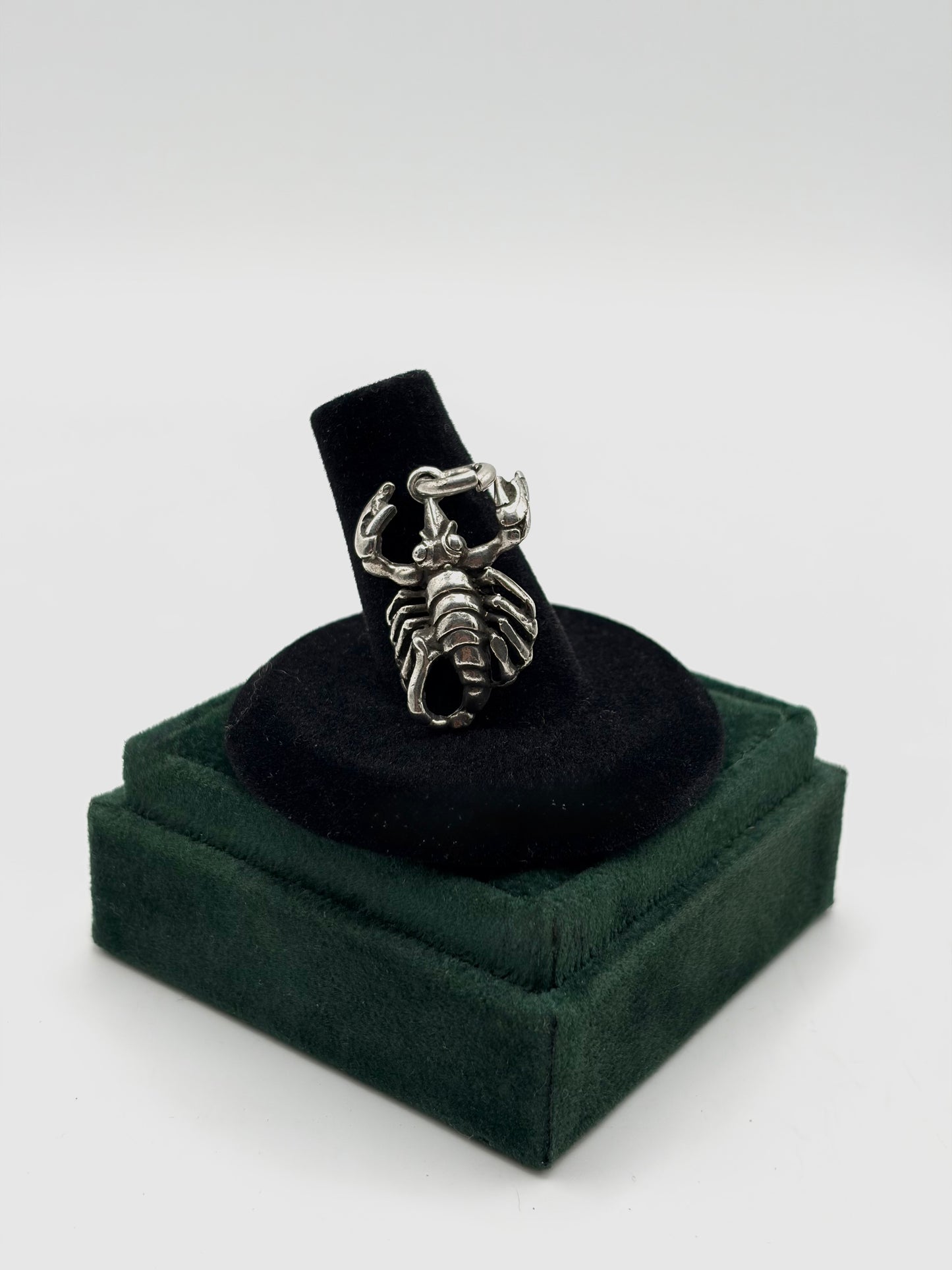 .925 Sterling Silver Scorpion Pendant