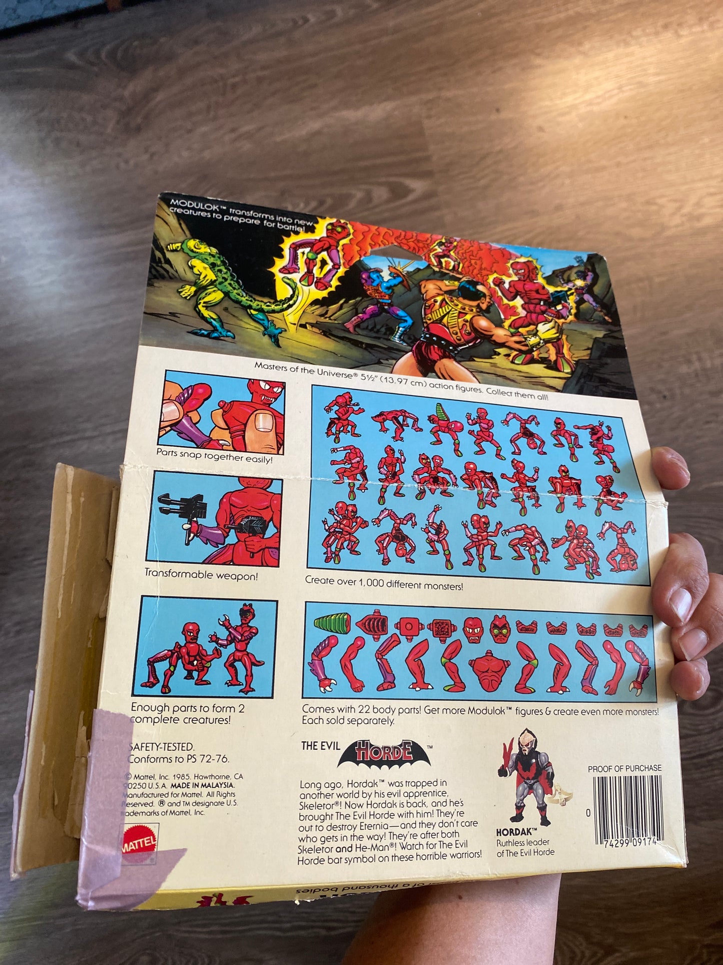 Vintage Masters Of The Universe Modulok Action Figure