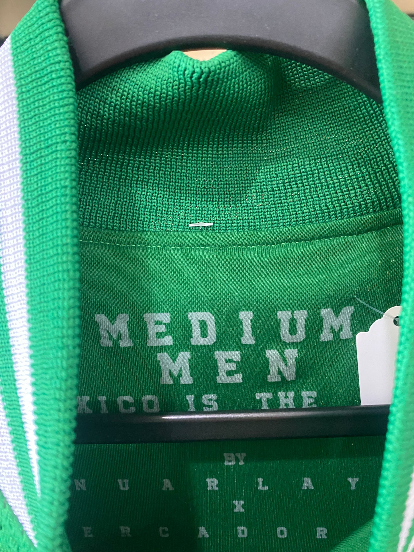 Mexico is the Shit Green Varsity Jacket Sz Medium
