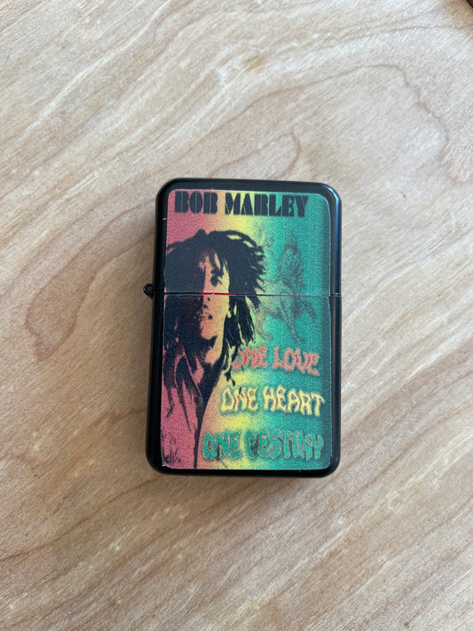 Zippo style lighter Bob Marley