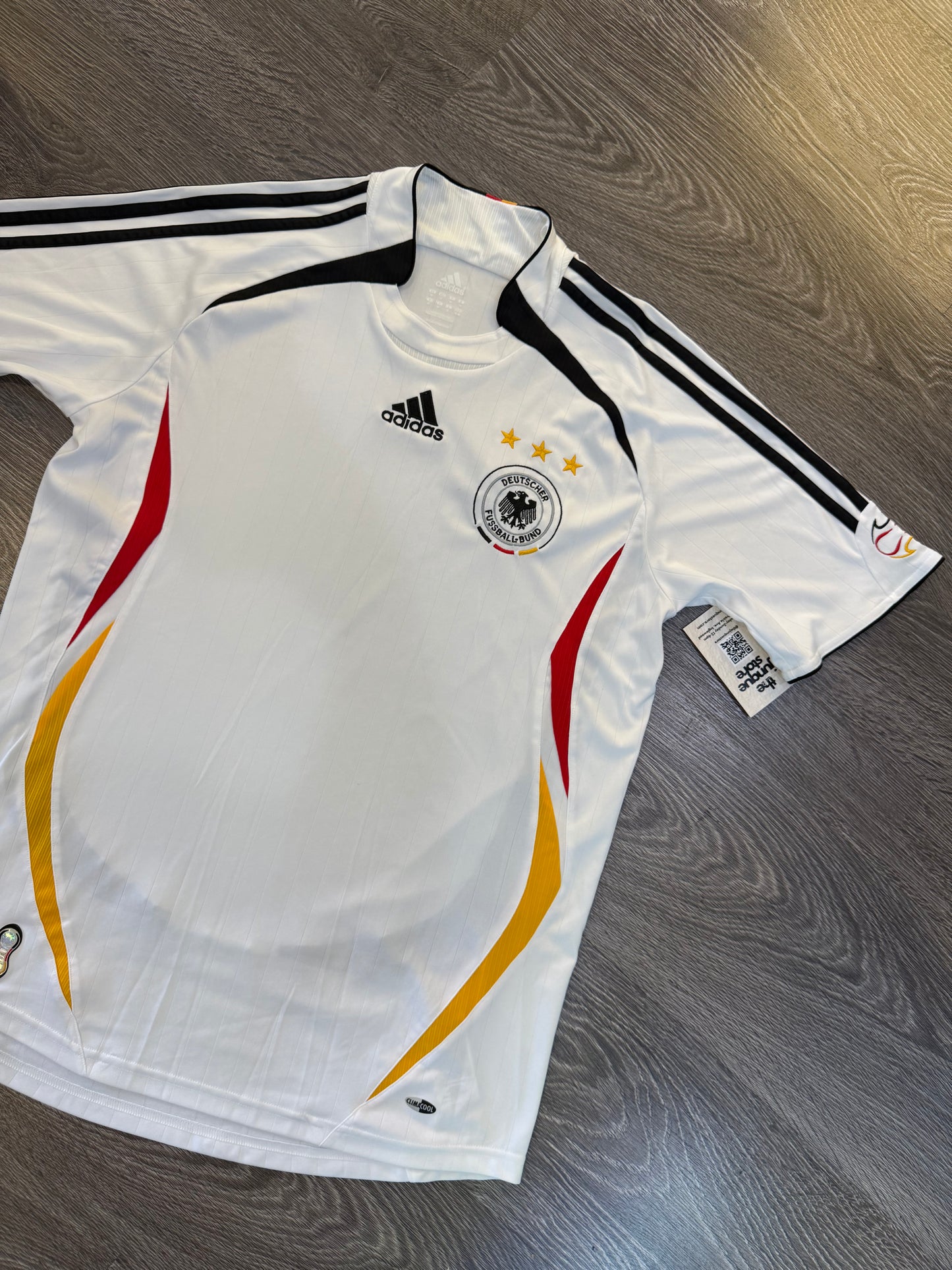 Adidas Germany National Team 2006 World Cup Soccer Jersey White Football Shirt sz M