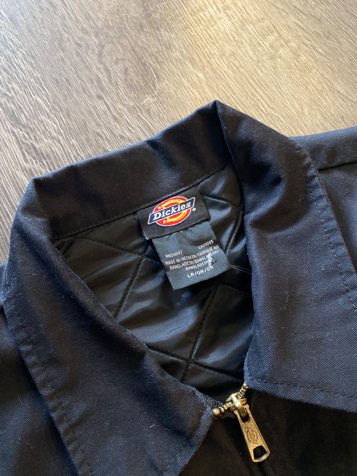 Dickies Work Jacket Black Sz Large