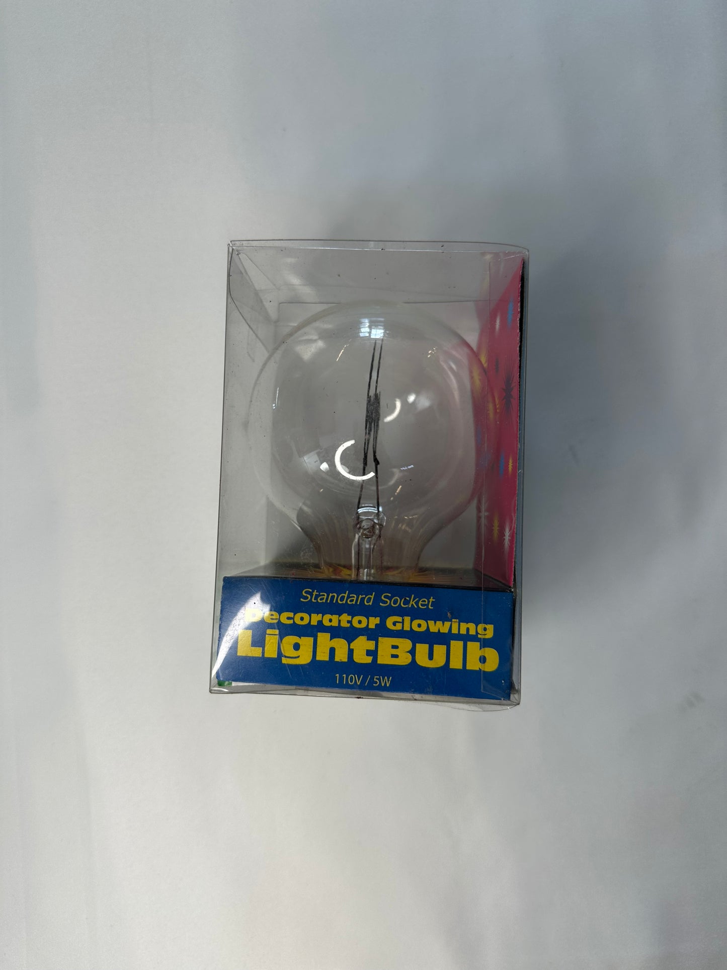Decorative Glowing Light Bulb w/ Firework Pattern – Standard Socket