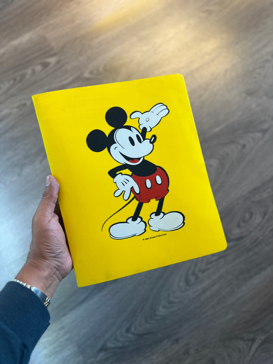 Mickie mouse school folder