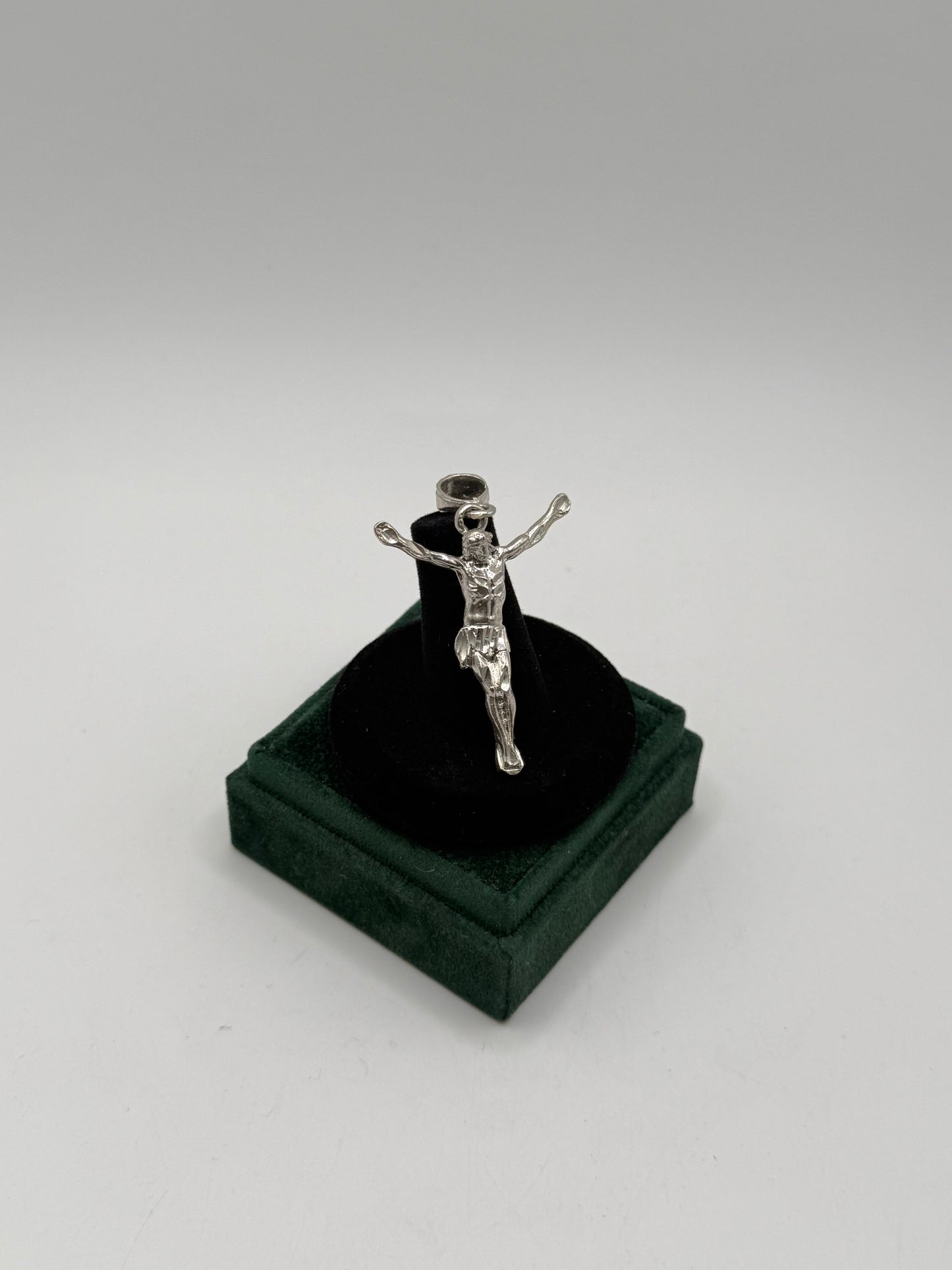 .925 Sterling Silver Jesus Pendant