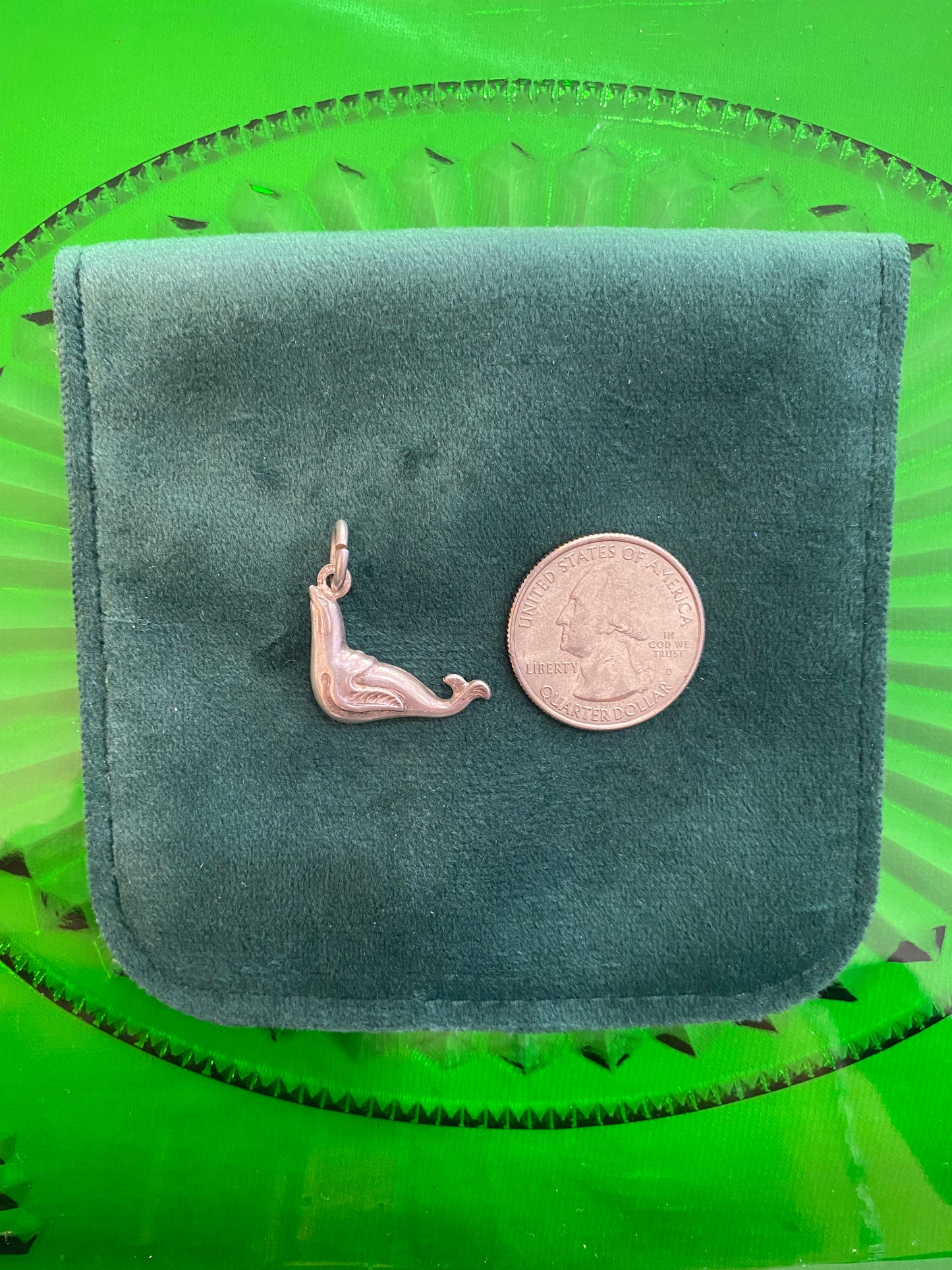 .925 Sterling Silver Seal Sea Lion Pendant