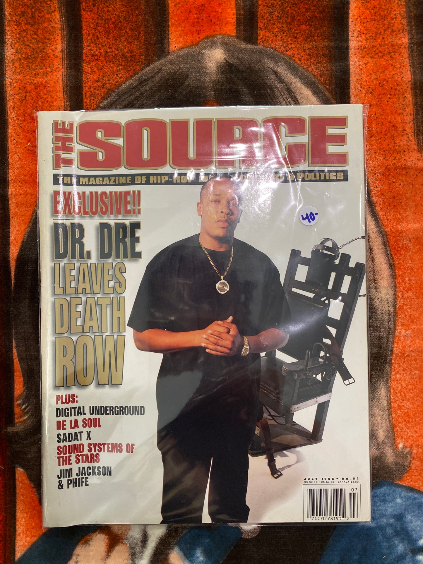 Vintage The Source Magazine Dr Dre 1996