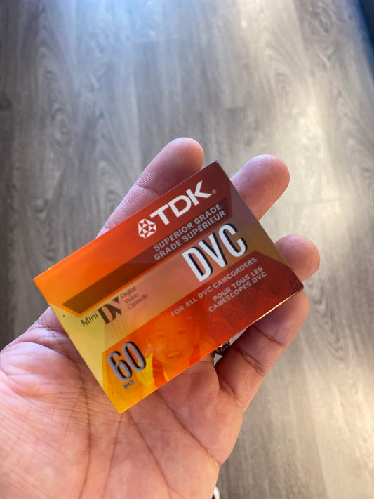 TDK Cam Corder DVC 60 tape mini dv
