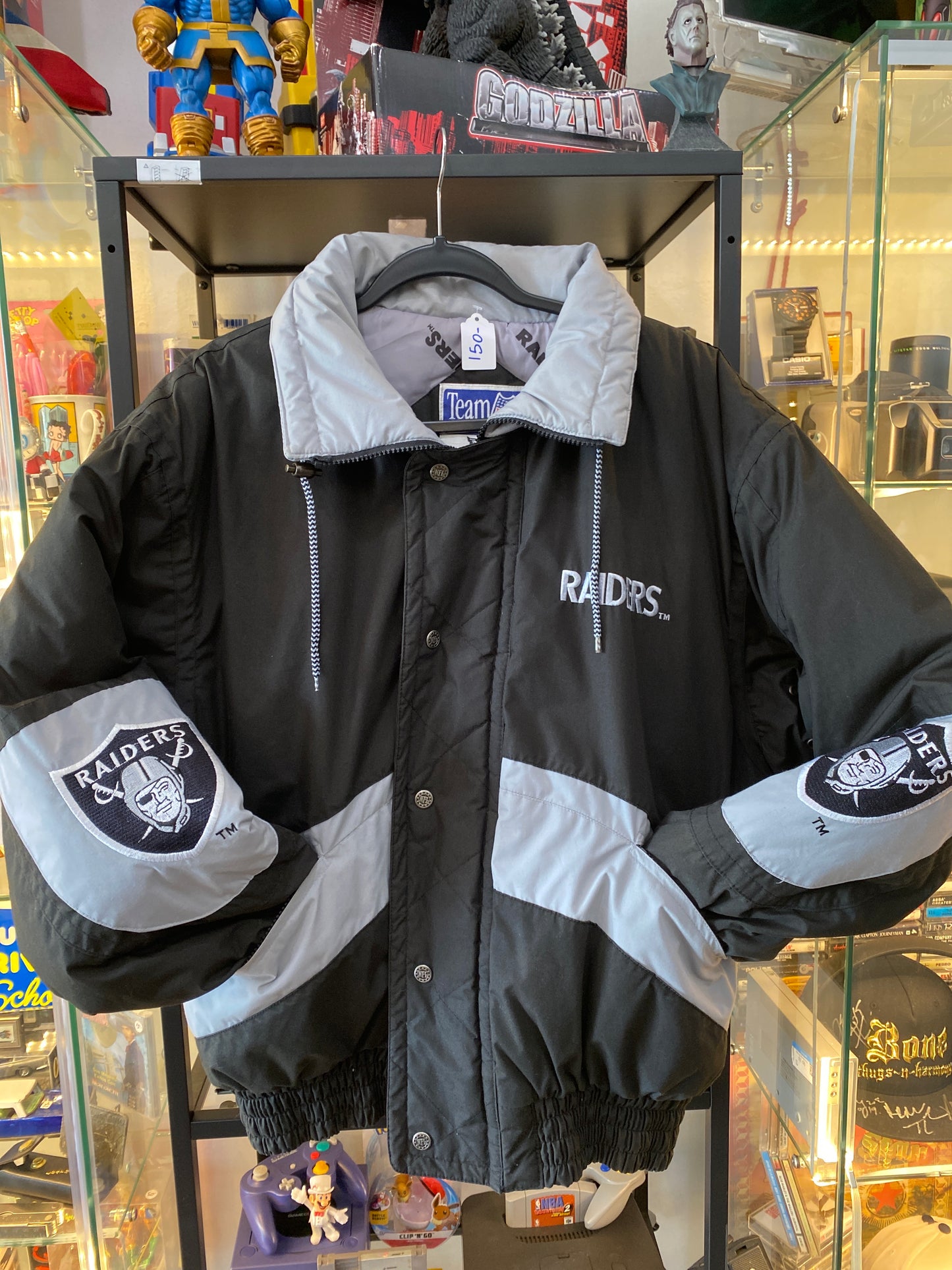 Oakland Raiders Jacket Sz Medium