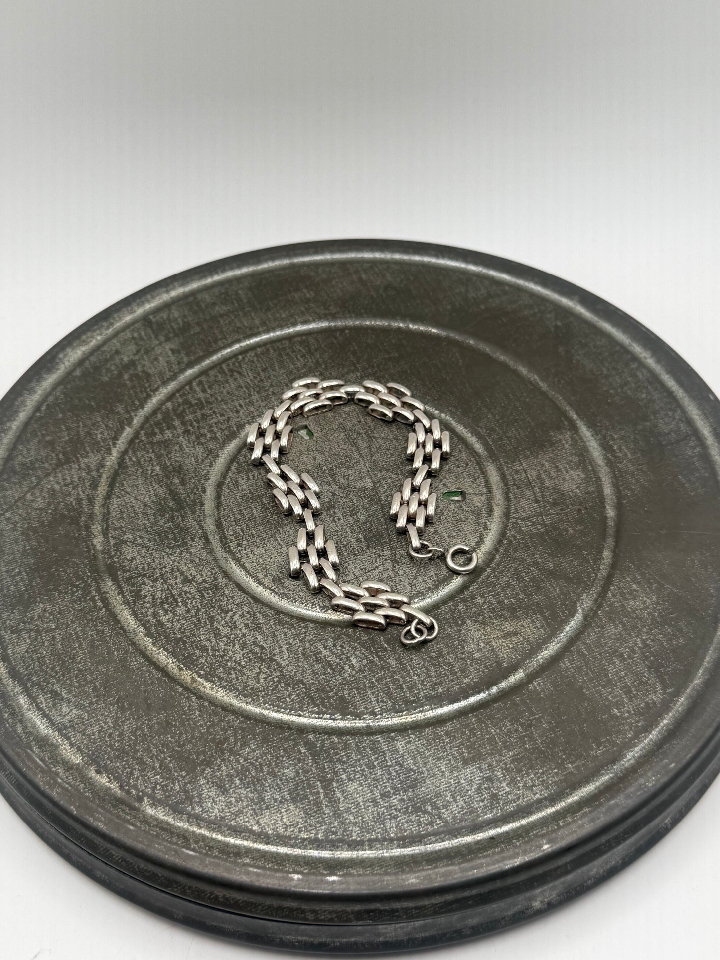 .925 Sterling Silver Chain Link Bracelet Sz. 7.5”