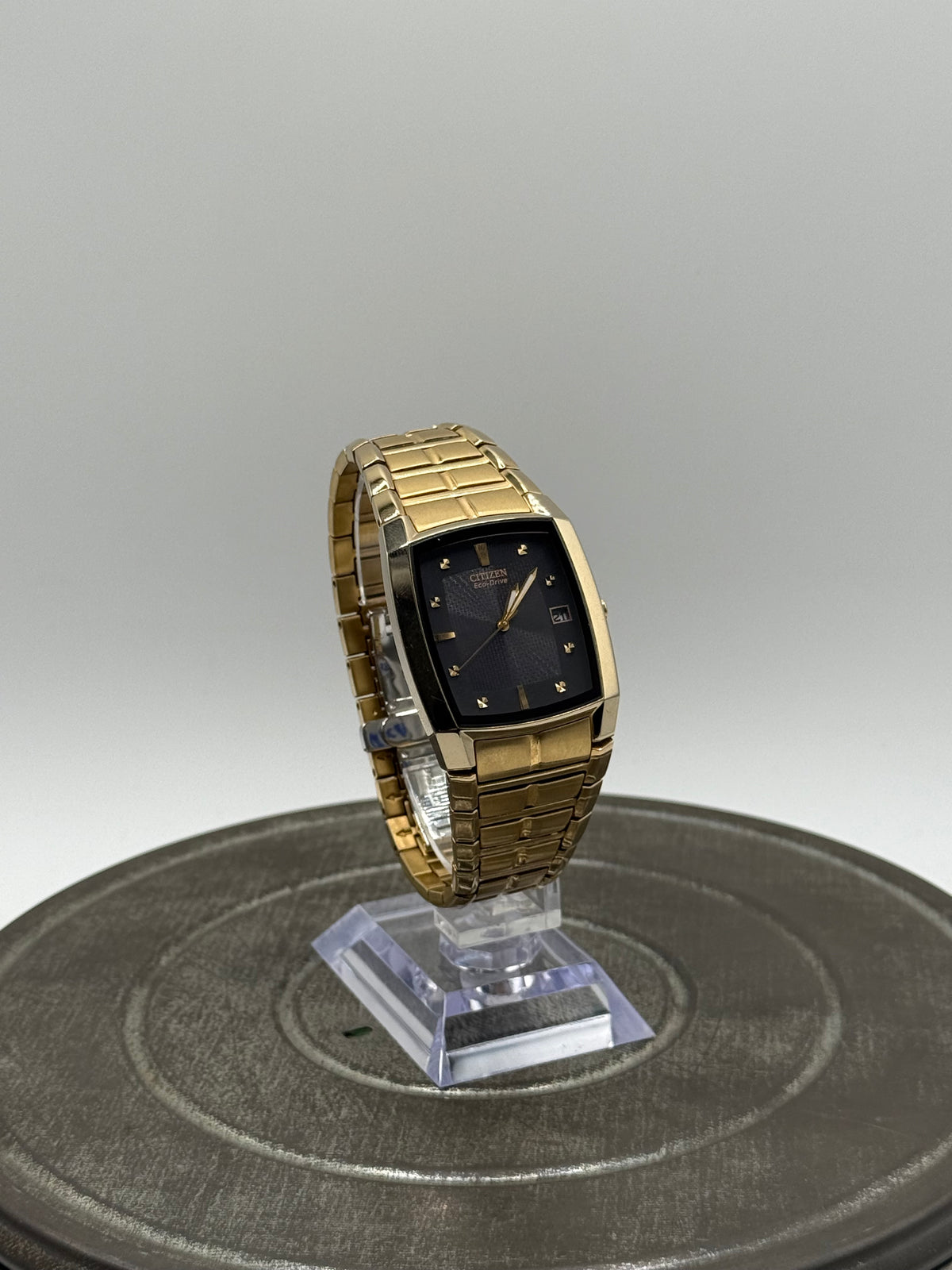 Citizen eco-drive gold tone watch
