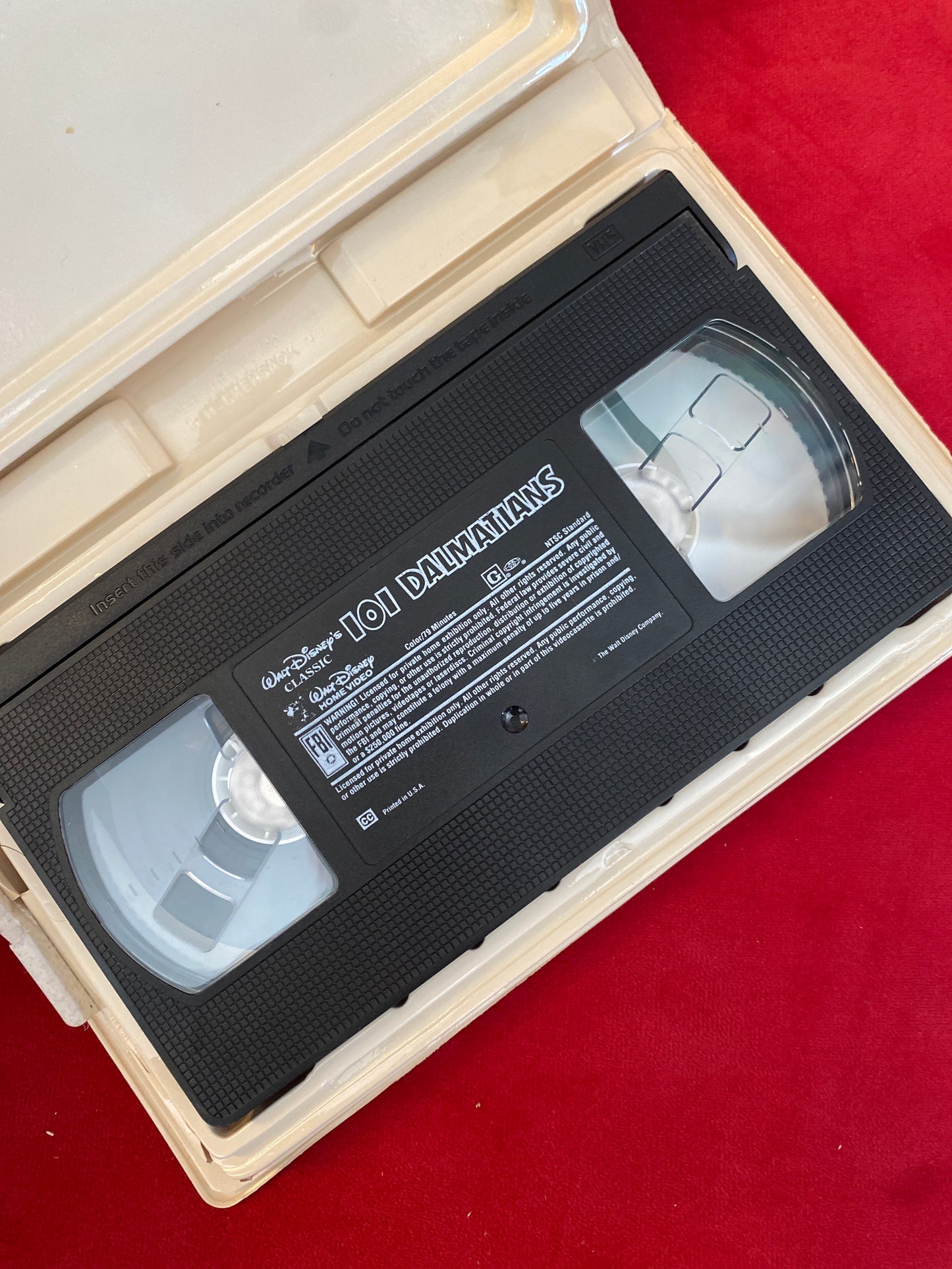 Disney 101 Dalmatians VHS Movie