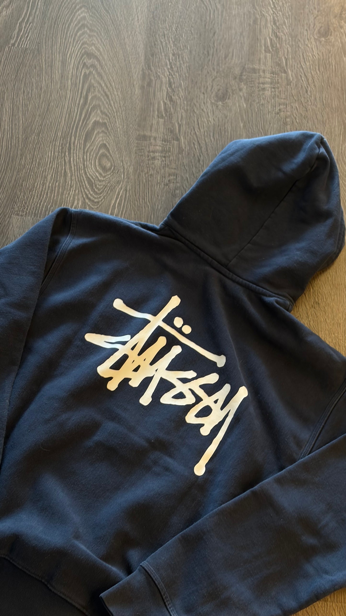 Stussy Hoodie Navy Size M