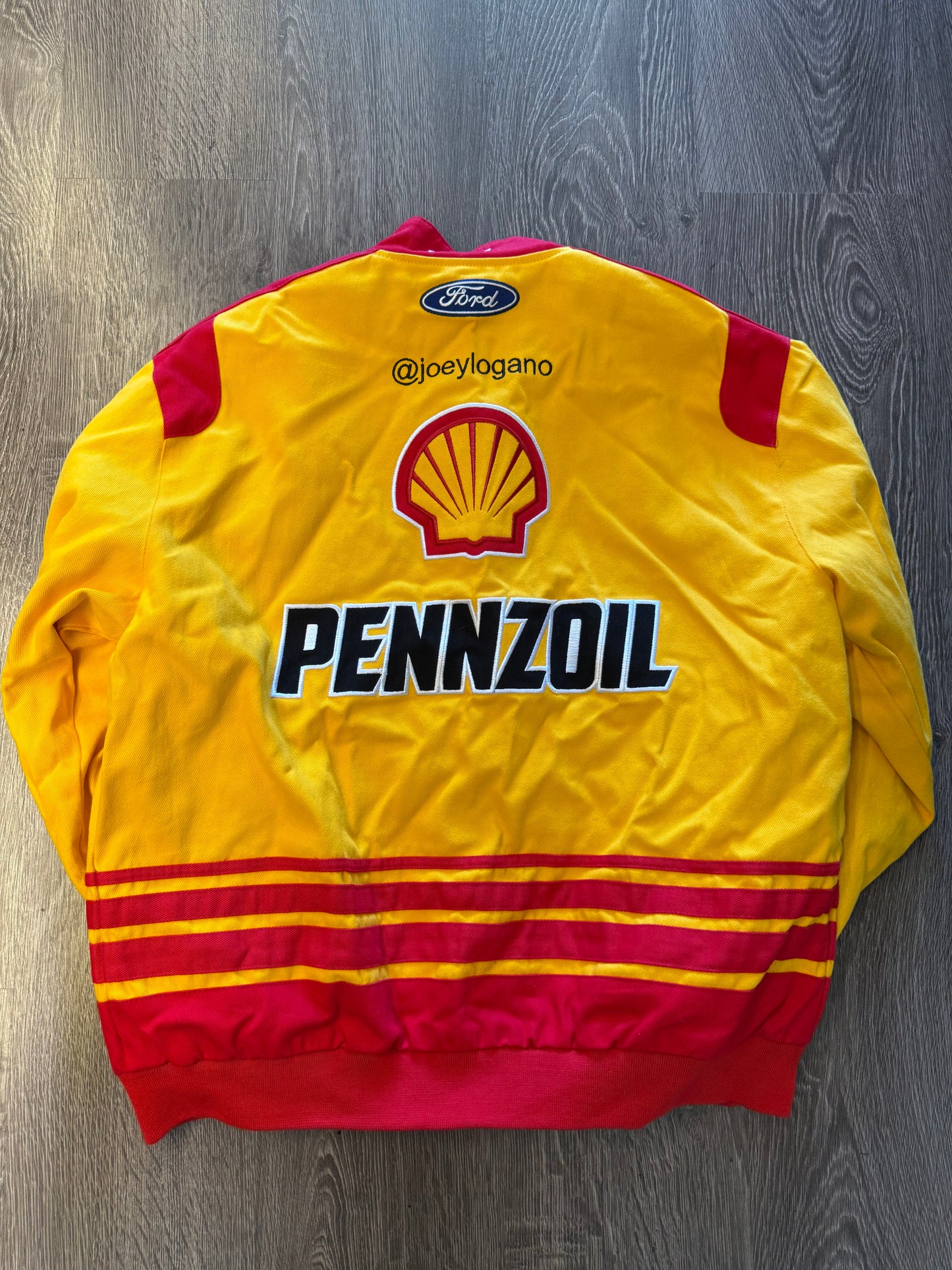 Pennzoil official nascar jacket sz XL