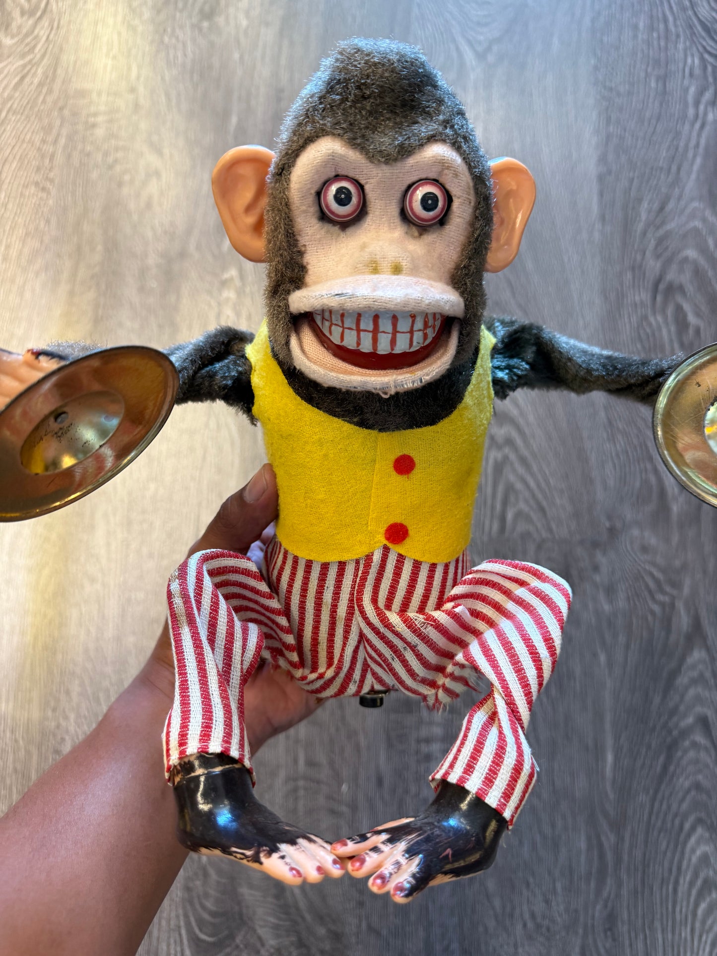 Jolly chimp toy