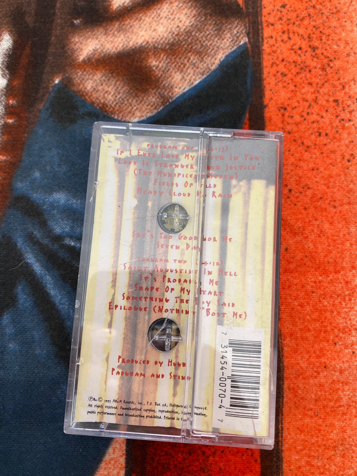 Sting Ten Summoner’s Tales Cassette Tape