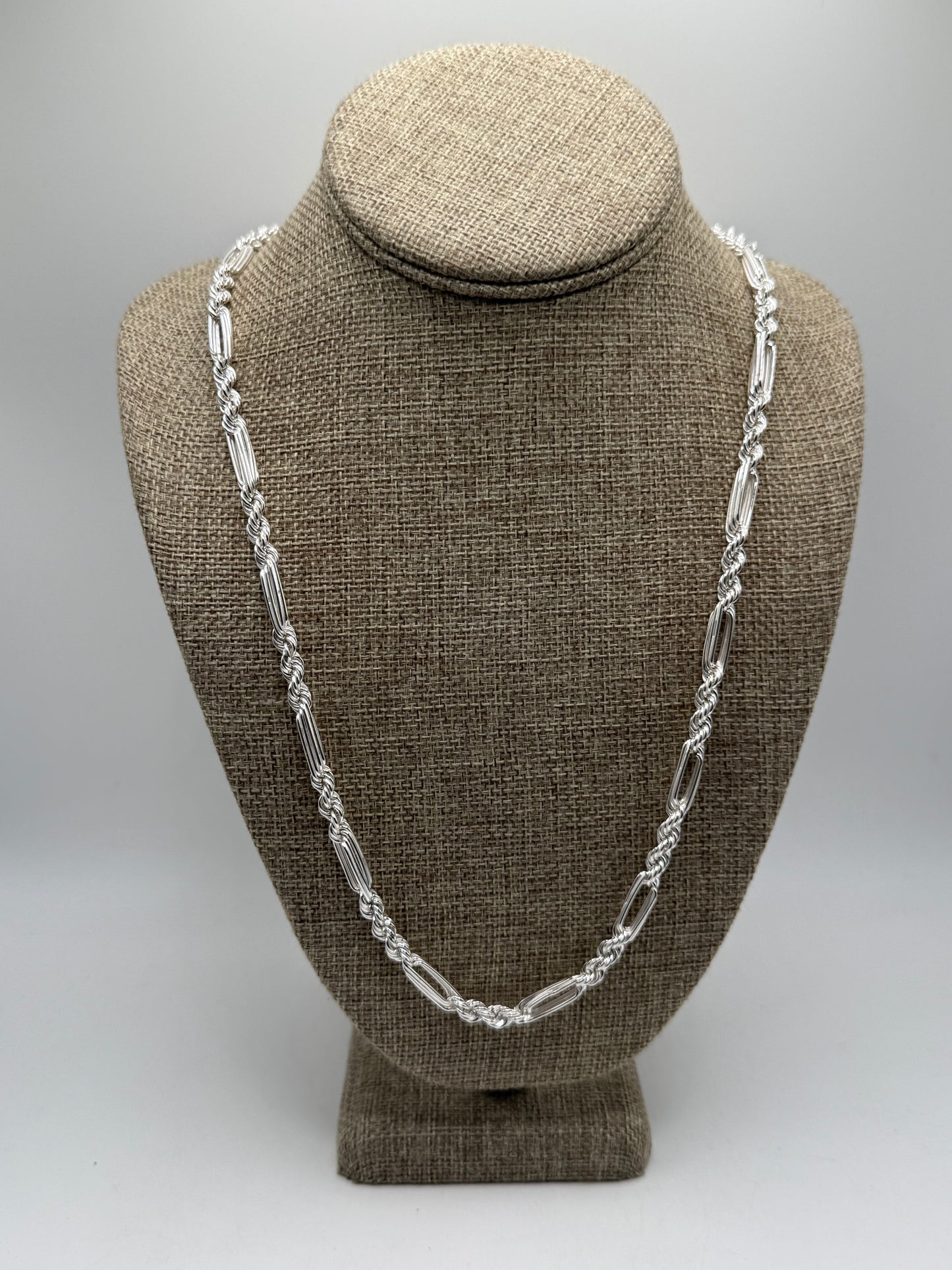 .925 Sterling Silver Solid Milano chain 26”