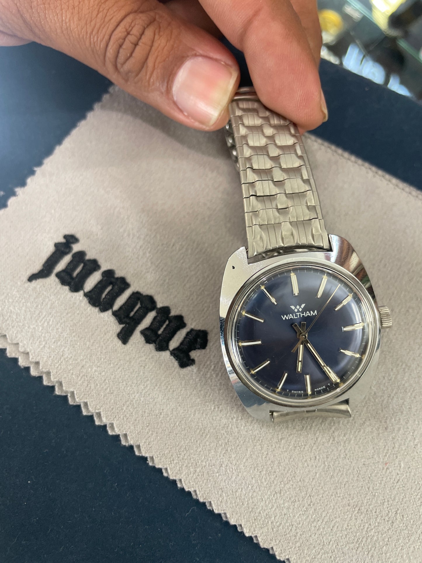 Waltham sunburst blue windup