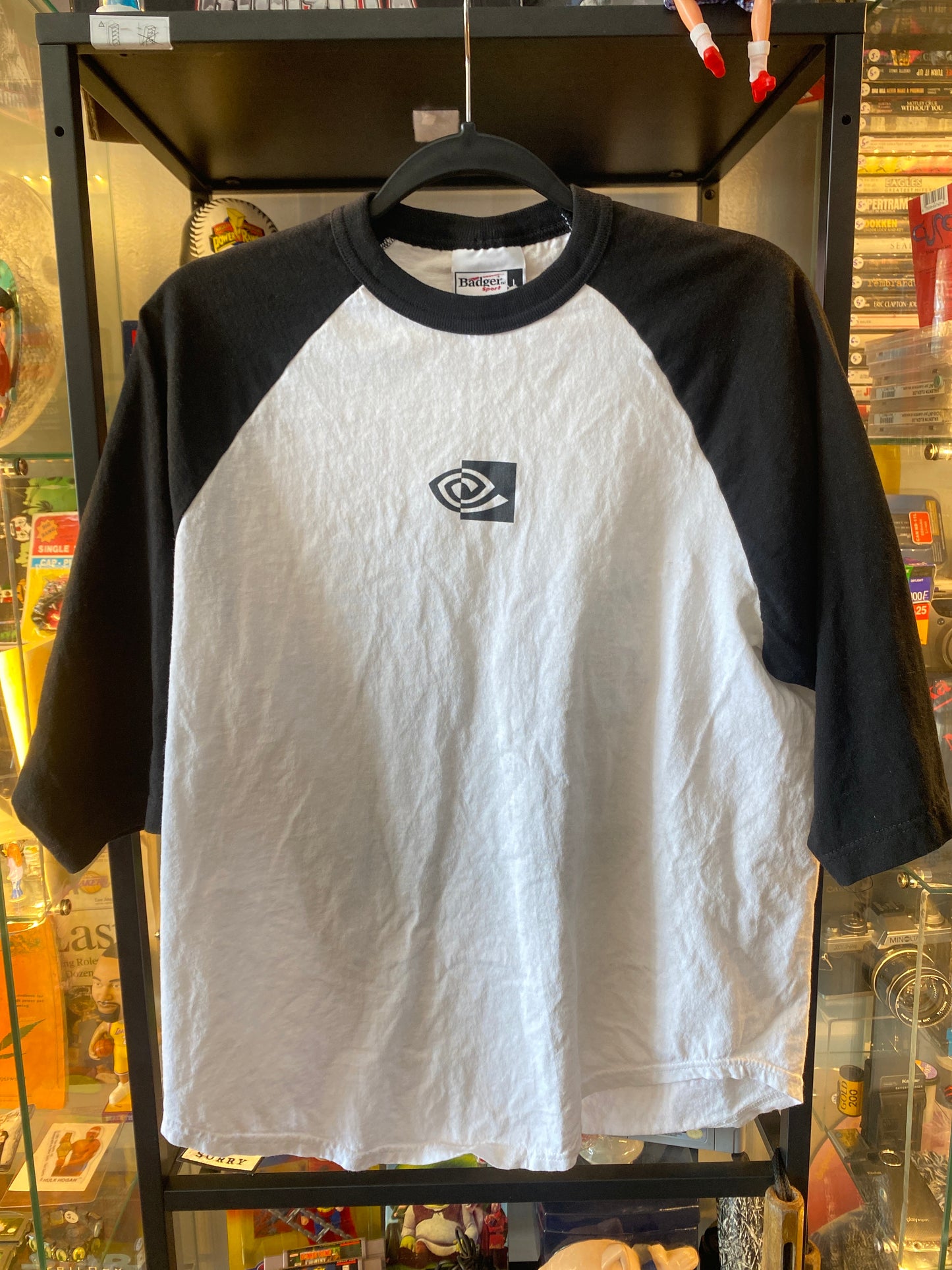 Vintage Nividia Raglan T-Shirt Sz Large