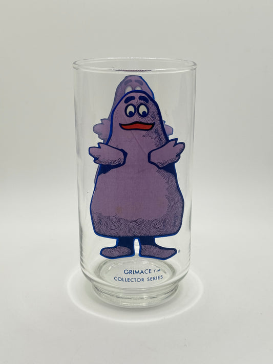 Vintage McDonald’s Grimace Collector Series Glass