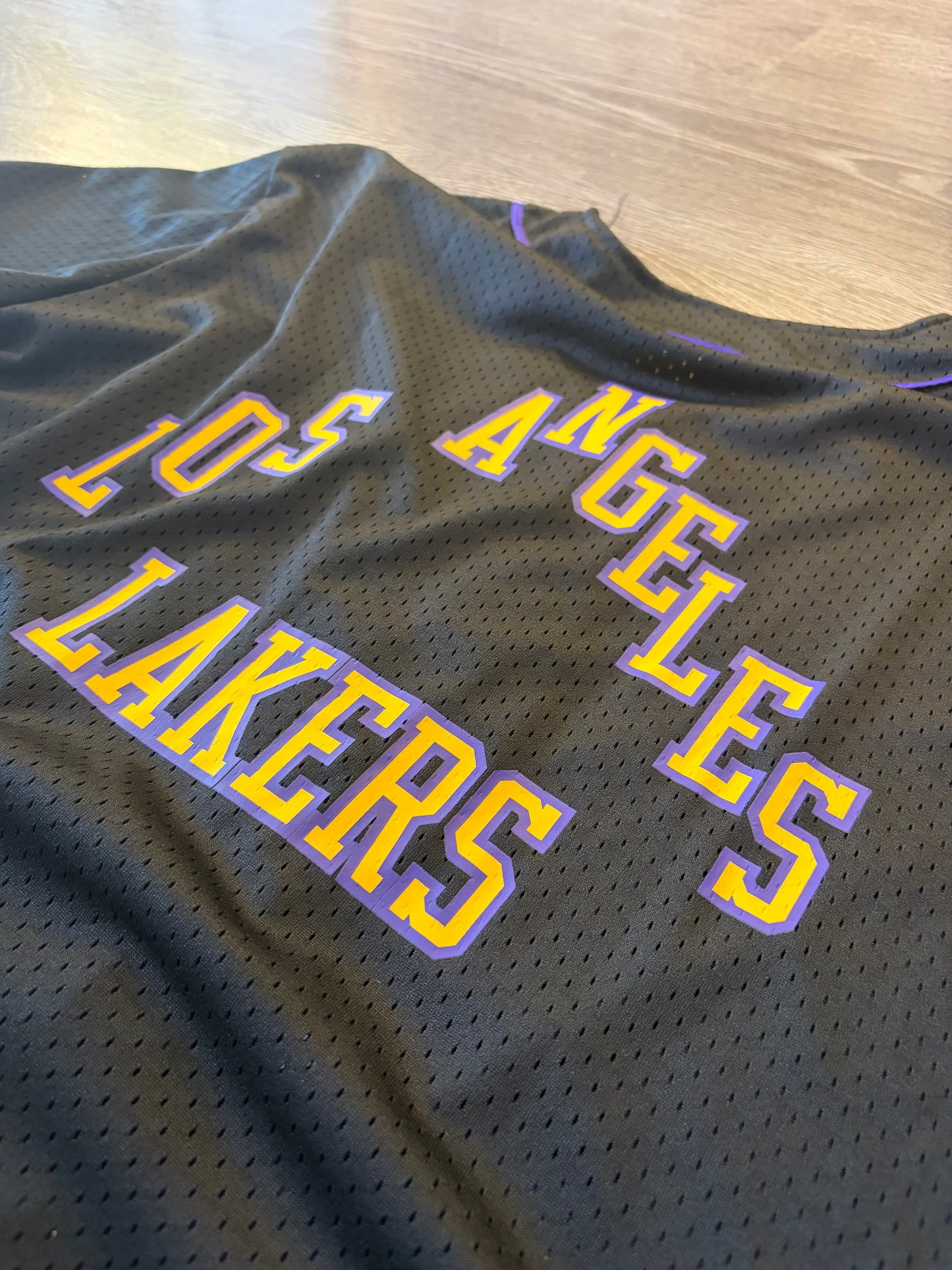 Los Angeles Lakers Baseball Jersey Size XL
