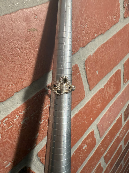 .925 Sterling silver scorpion Scorpio 8.5”