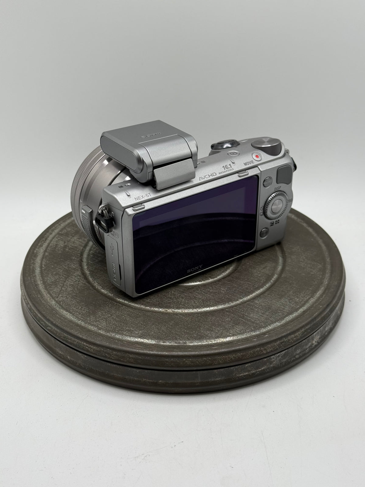 Sony Alpha NEX-5T 16.1MP Mirrorless Camera w/ 16-50mm OSS Lens & Flash - Silver