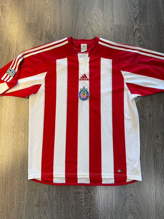 Vintage adidas Chivas USA soccer jersey MLS 2000’s sz. L