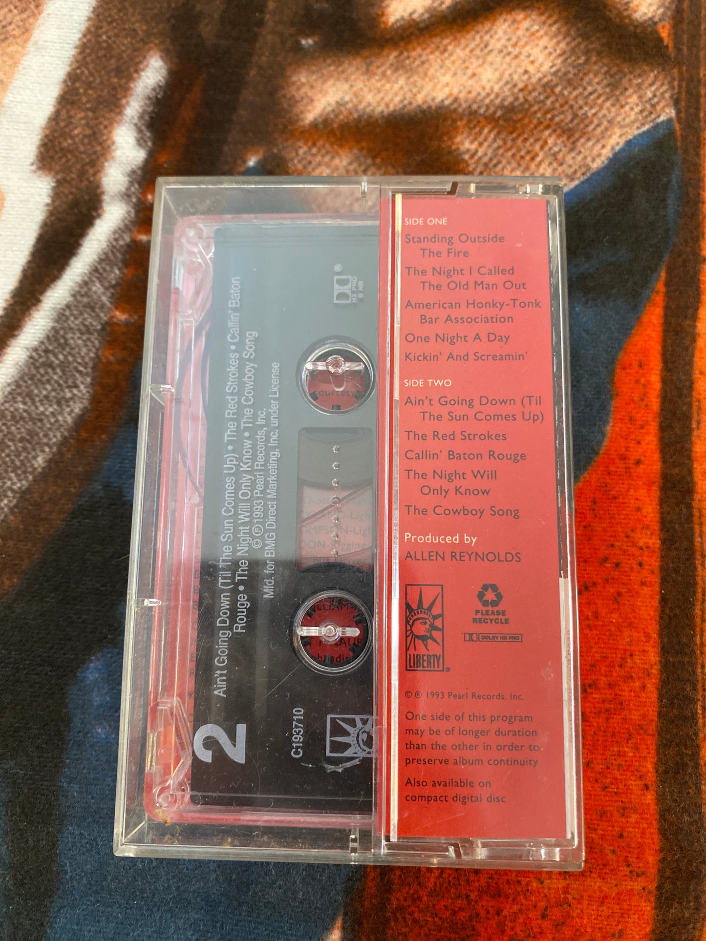 Garth Brooks In Pieces Cassette Tape