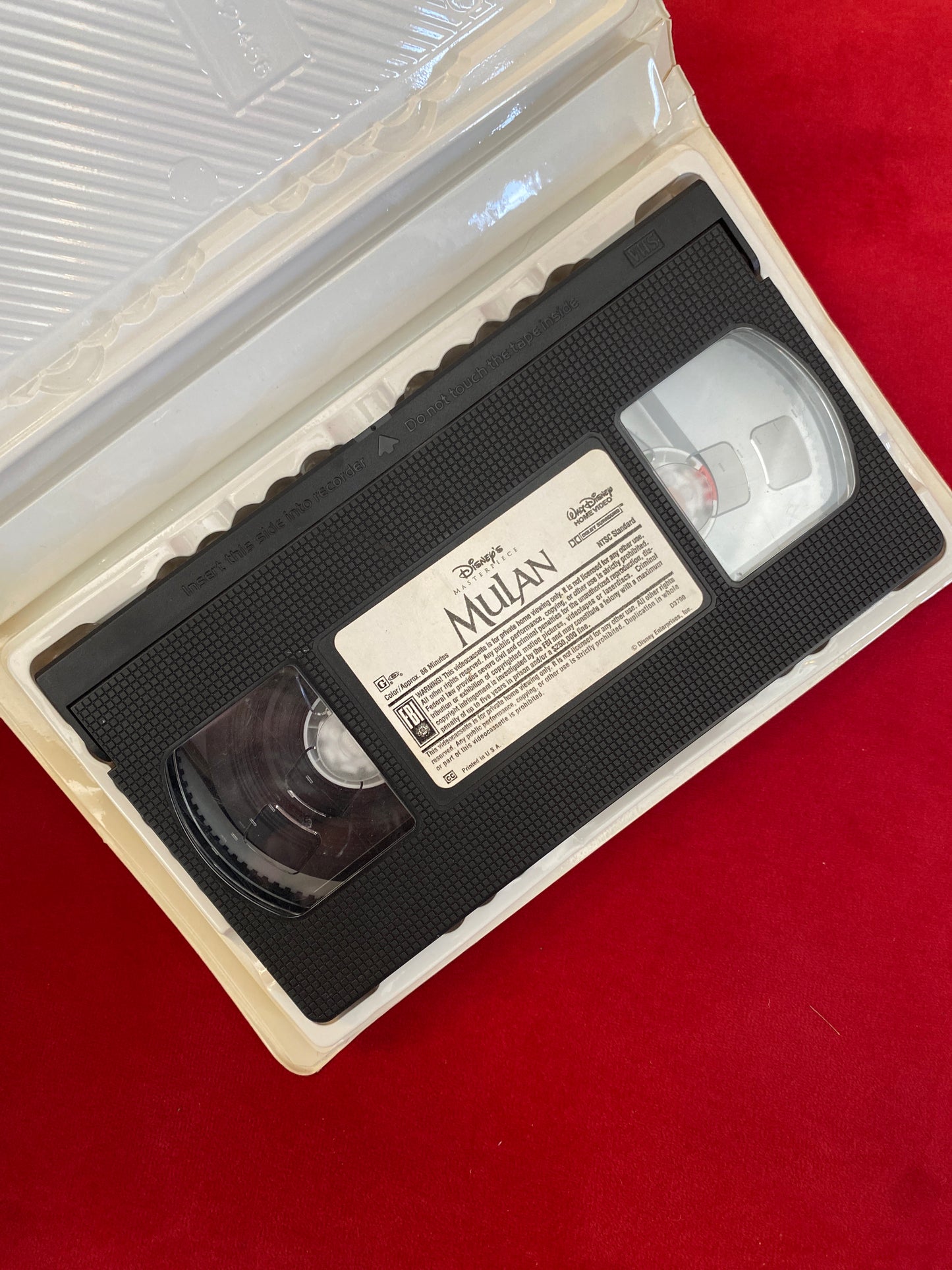 Disney Mulan VHS Movie