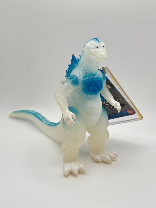 Vintage Frost Blue Godzilla Vinyl Figure Japanese Kaiju Toy