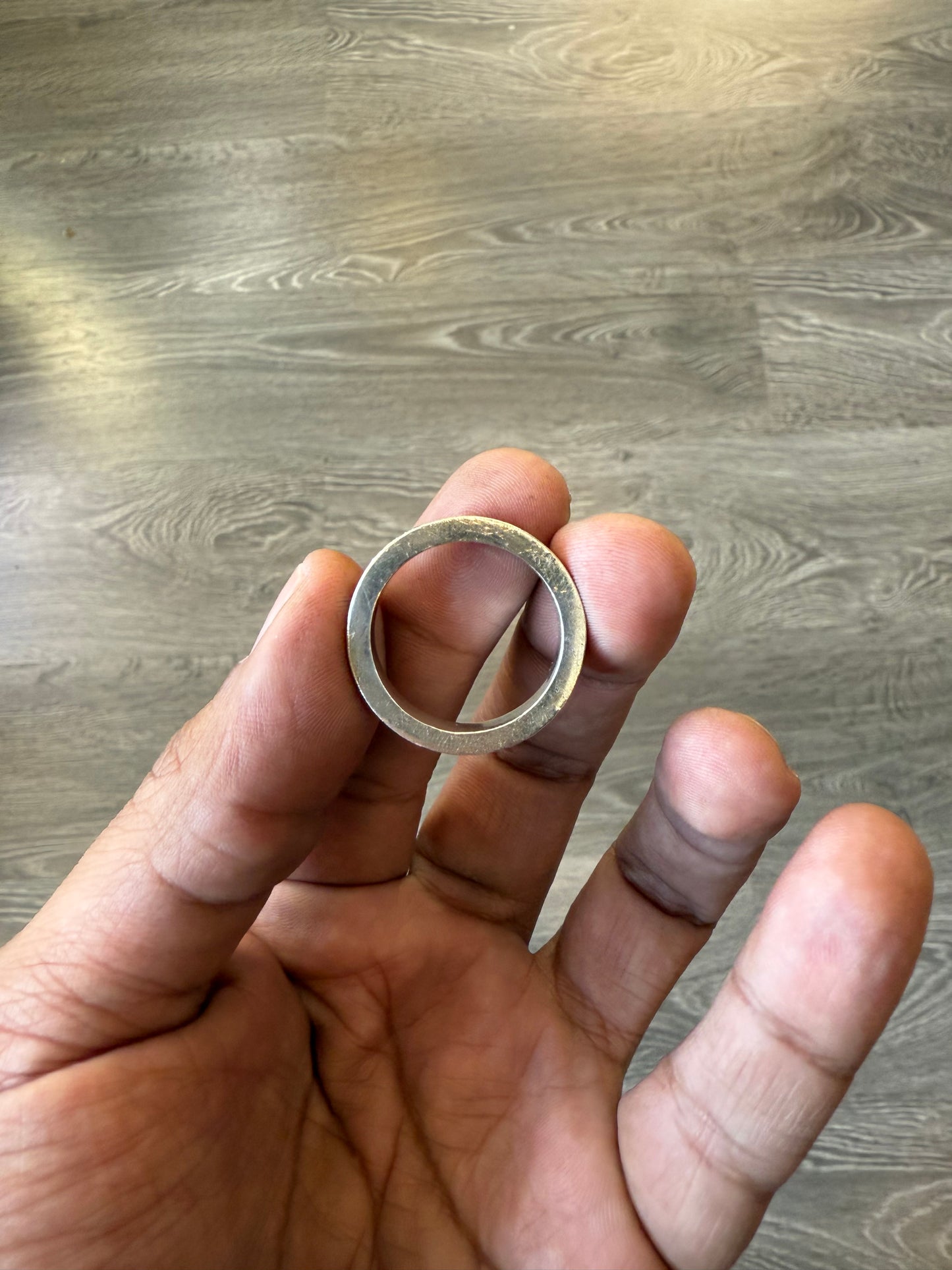 .925 Sterling Silver Chrome Hearts forever ring sz. 12