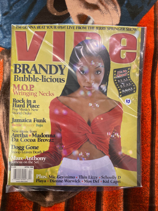 Vibe Magazine Brandy 1998