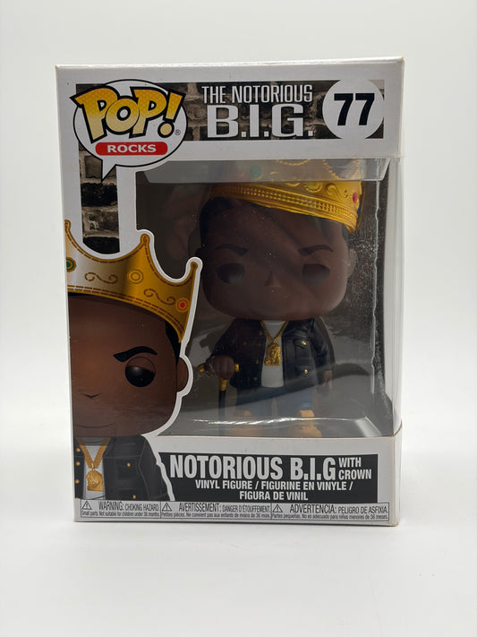 Notorious B.I.G. with a Crown Funko Pop