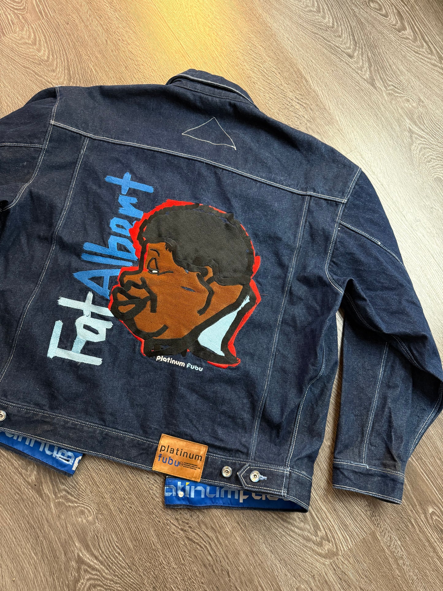 Vintage FUBU Fat Albert denim jacket y2k sz. XL