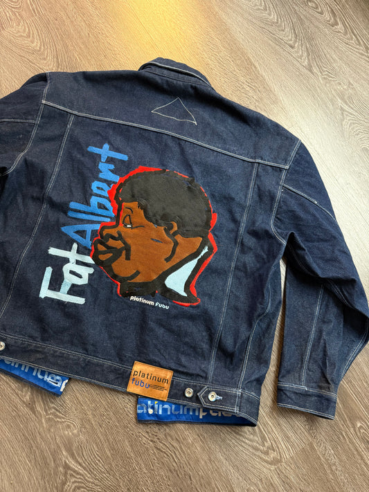 Vintage FUBU Fat Albert denim jacket y2k sz. XL