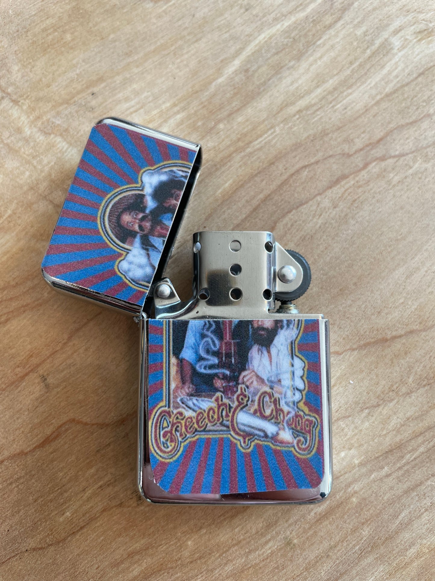 Zippo style lighter Cheech and Chong