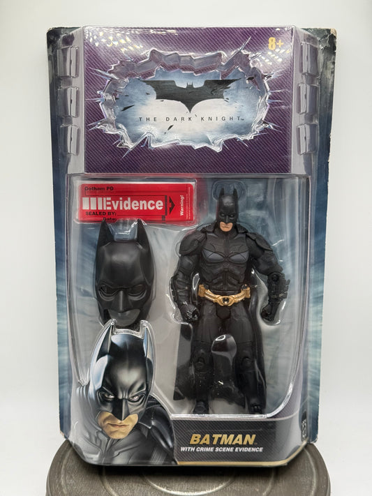The Dark Knight Batman Movie Masters Action Figure with Crime Scene Evidence – Sealed