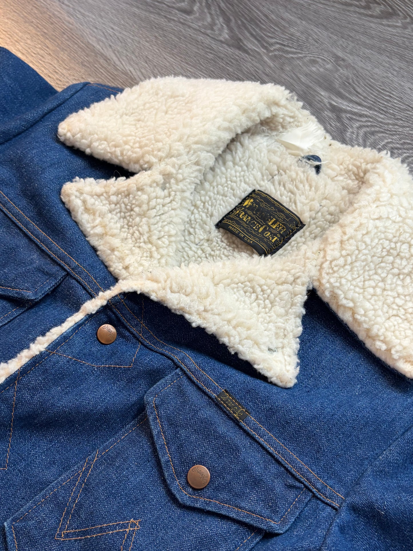 Wranger Denim and Sherpa Jacket Sz. L