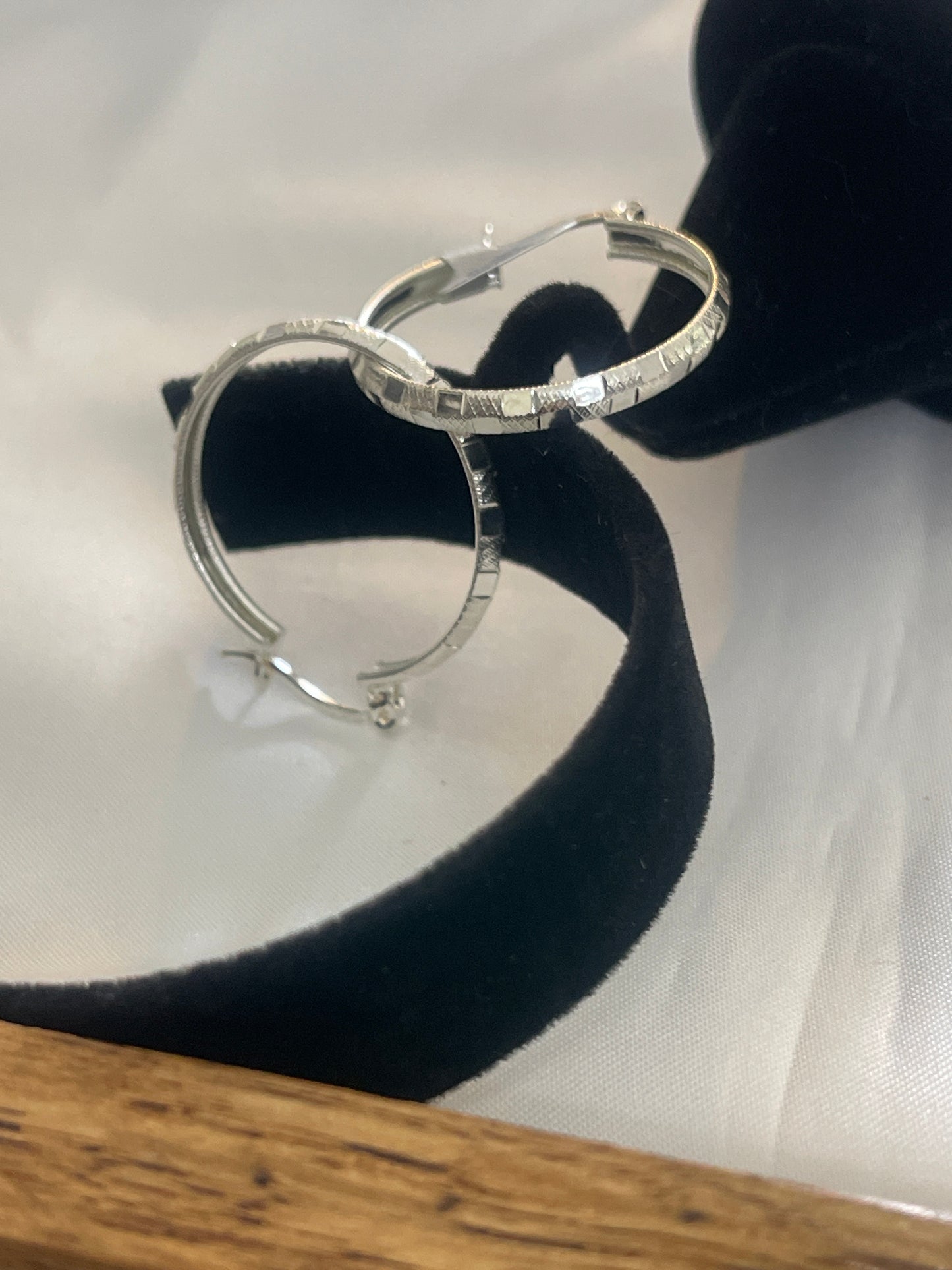 .925 sterling silver hoop earrings