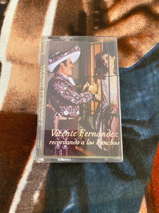 Vicente Fernandez Recordando A Los Panchos Cassette Tape
