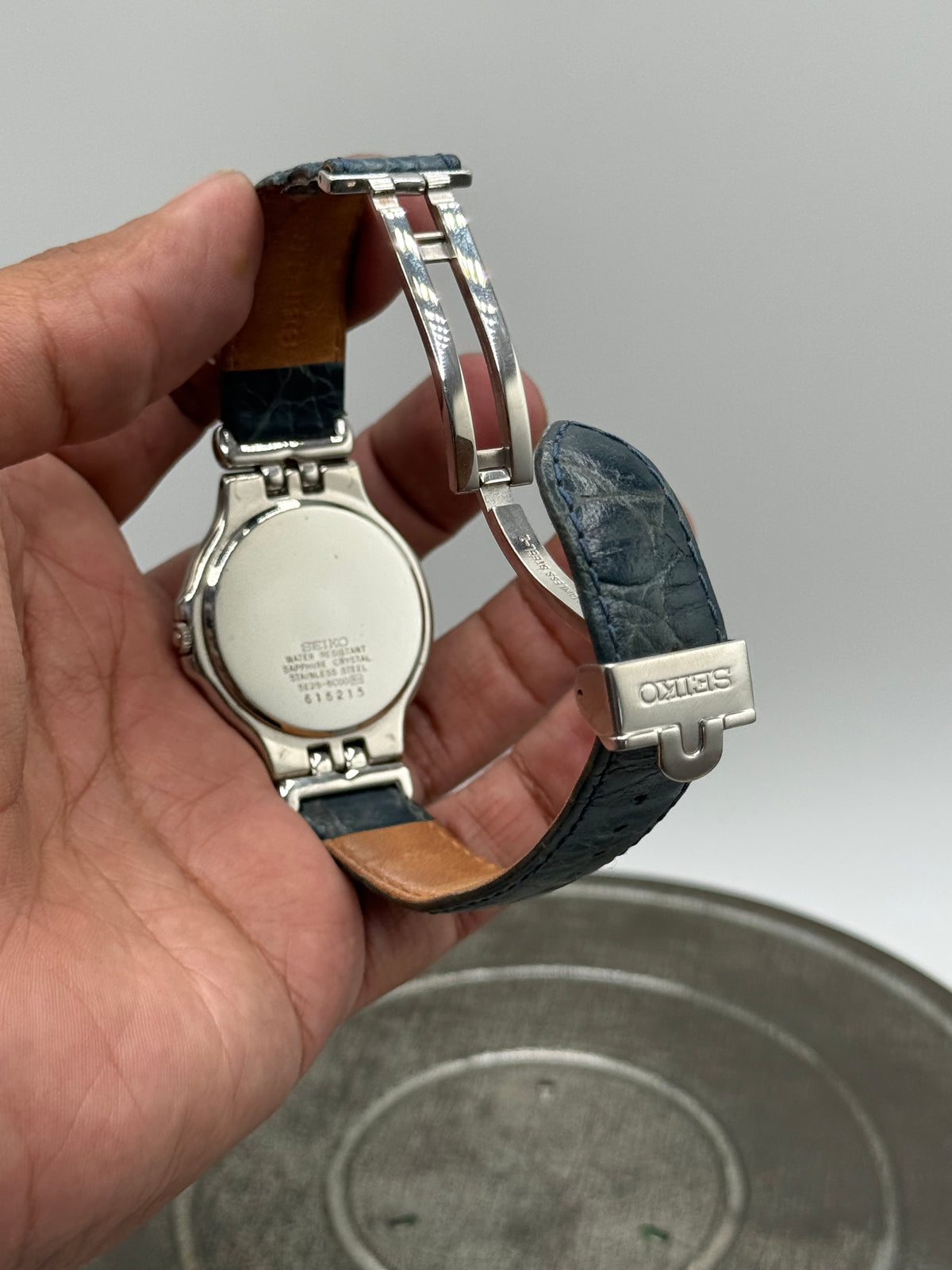 Seiko stainless steel dress watch